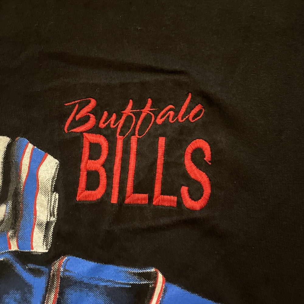 Nutmeg 1993 Jim Kelly & Thurman Thomas Buffalo Bills T-Shirt M Vintage Tee SS - Picture 6 of 8